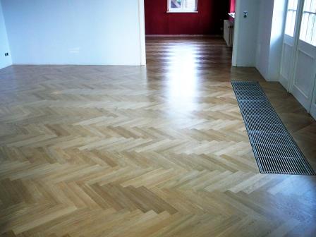 Fischgrätparkett Verlegerichtung diagonal